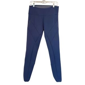 Horze Equestrian Riding Tights Legging Breeches Tech Knee Grip Blue Women‎ US 32